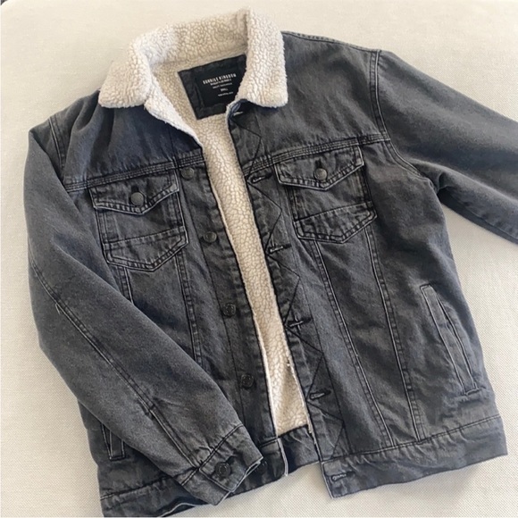 Fuzzy Jean Jacket - Picture 3 of 7